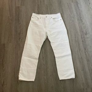 Woman’s levis 501 jeans in white size w31 l26